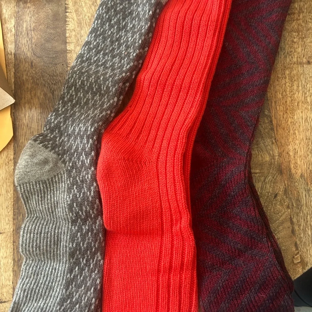 Jcrew Lambswool-blend socks three-pack